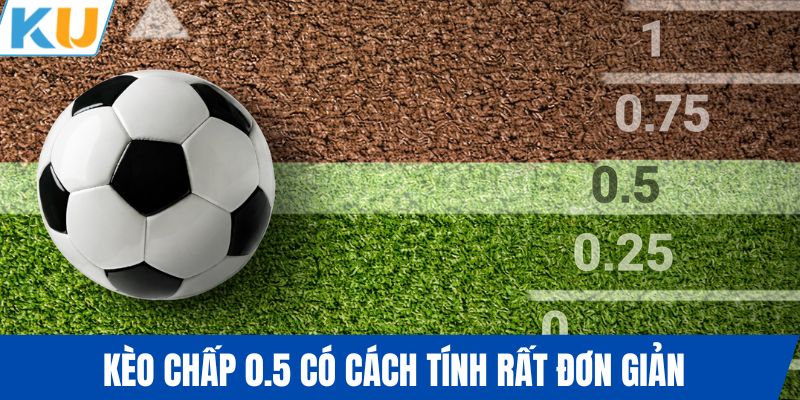 Kèo chấp 0.5 có cách tính rất đơn giản