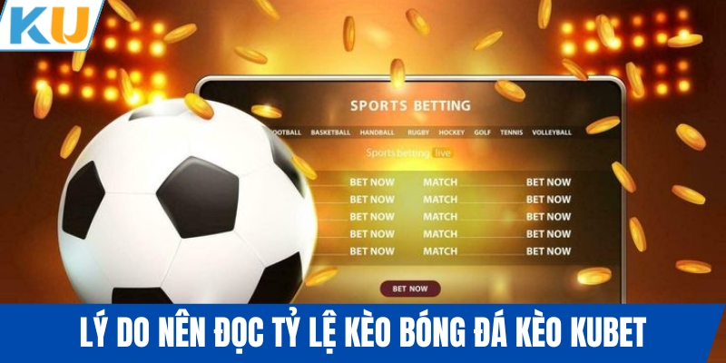 Lý do nên đọc tỷ lệ kèo bóng đá kèo KUBET