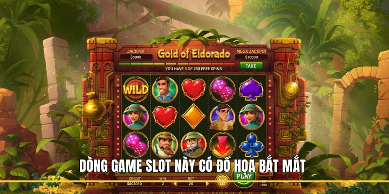 Dòng Game Slot này có đồ họa bắt mắt