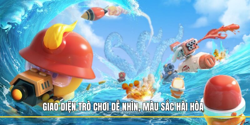 Giao diện trò chơi dễ nhìn, màu sắc hài hòa
