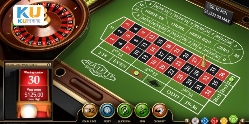 Luật chơi Roulette Kubet dễ hiểu